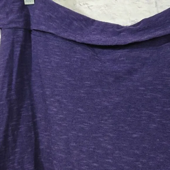 Columbia Women Fold Down Waist Purple Heather Skirt A-line Sportswear Activewear - Picture 3 of 7
